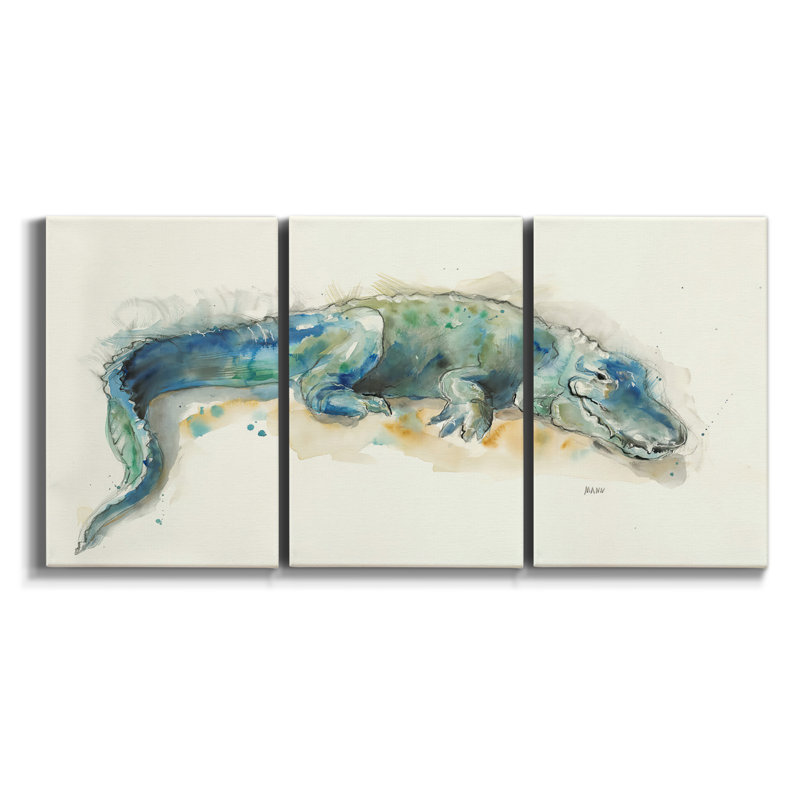 Whitetail Herd II - Toile encadrée multi-pièces, H 36 po x l 72 po x P 2 po