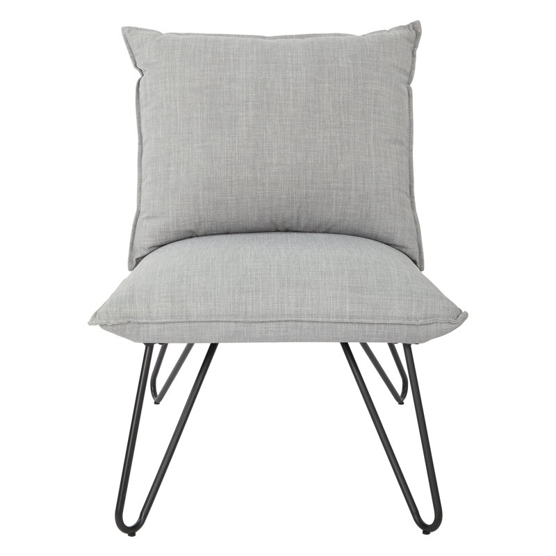 Vada Upholstered Side Chair, Gray