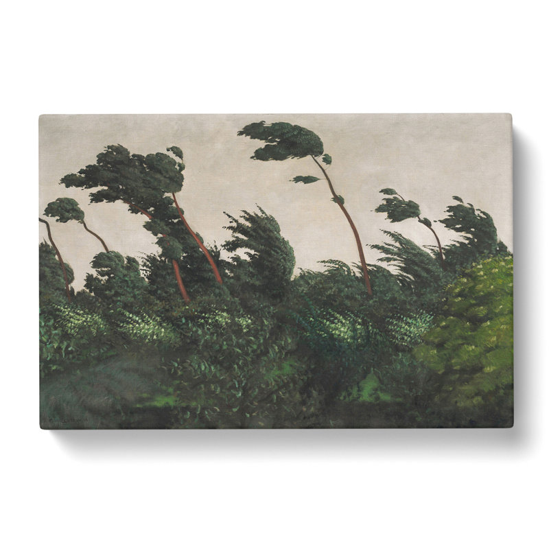 The Wind by Felix Vallotton - Wrapped Canvas, 40cm H x 60cm W x 3cm D