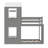 Melony Kids Twin Over Twin Bunk Bed-2005280495