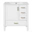 Meuble-lavabo 30 po avec lavabo en céramique-118354589