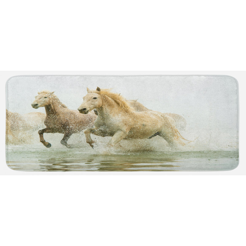 Tapis de cuisine à chevaux