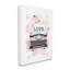 «Retro Pink Typewriter Love Text Paint Paint Splash» par Martina Pavlova, reproduction d'art textuel-1496075426-1496075425