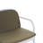 Set Of 2 Outdoor Patio Club Chair, PP White Frame With Green Cushion