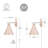 Tristan Armed Sconce-87943297