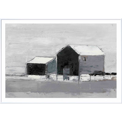 «Dynamic Barn II» par Ethan Harper - peinture encadrée