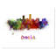 «Omaha Skyline Cityscape» par Designart, impression sur toile-16523111