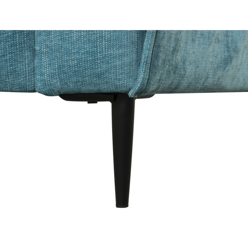 Ensemble de canapé-lit en chenille bleu l 74 po Valentina, Bleu