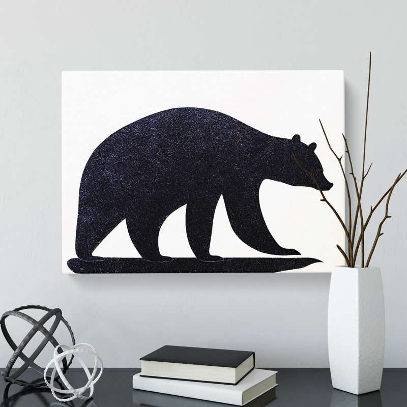 Astonishing Bear - Wrapped Canvas, 50cm H x 76cm W x 3cm D