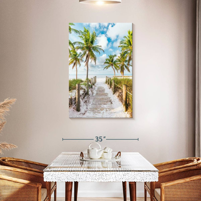 Aime To The Beach, 45" H x 30" W