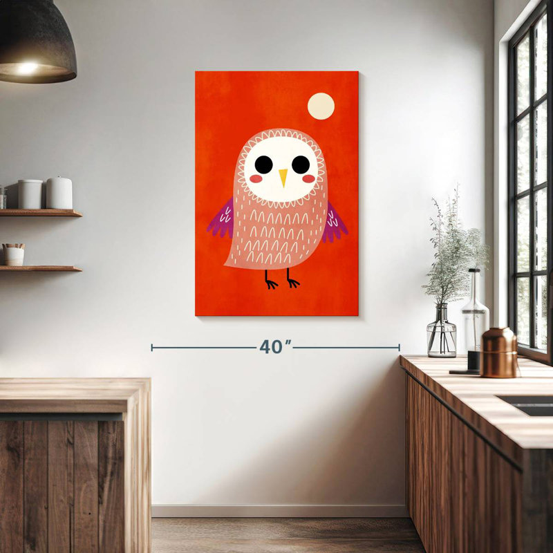 Petite chouette Ashelle, H 39 po x l 26 po