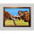 Elephant Chat - Single Picture Frame Print-1277343263