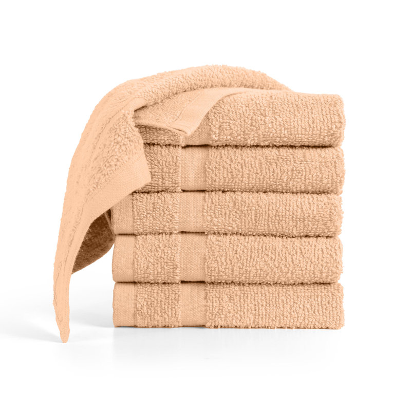 Martex The Everyday Peach Washcloth Set, Peach
