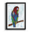Perroquet tropical - cadre photo, reproduction d'art sur papier-597728940-597728936