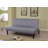 Genina Twin 64'' Faux Leather Convertible Sofa