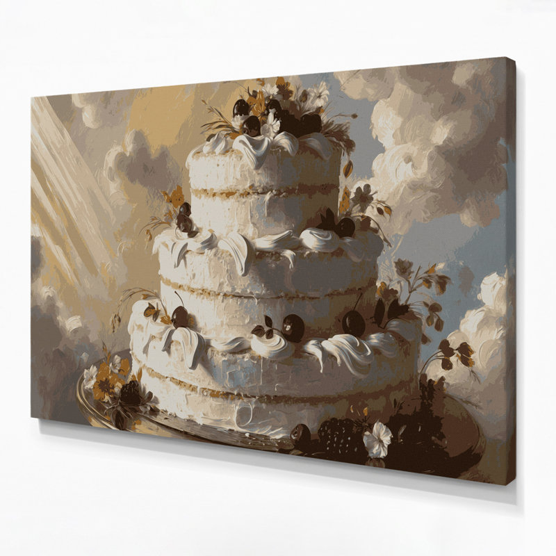 Art mural sur toile Desserts, H 12 po x l 18 po