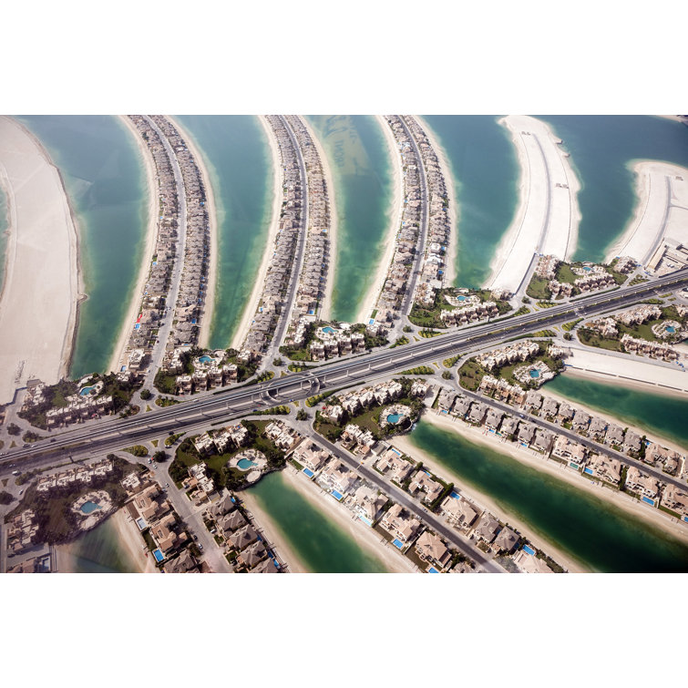 Aerial View of Dubai - Wrapped Canvas Art Prints
