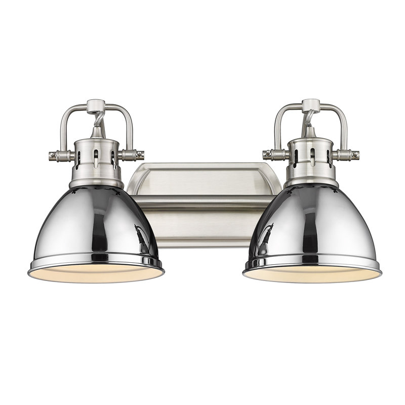Lyndee 2 - Light Dimmable Vanity Light, Chrome, Pewter