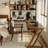 Nut-brown Rectangular Solid Wood Writing desk-793685623-793685624