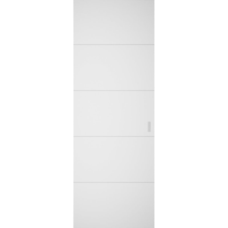 Grange cachée | Planum 0020 soie | Portes robustes à finition robuste et modernes | Ensemble coulissant Magic, 42 po x 80 po