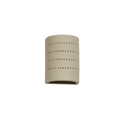 Carely Ceramic Outdoor Wall Light, LED Bulb Included (Set of 2)