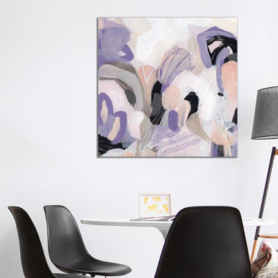 Lilac Scramble I 1 Piece Wrapped Canvas Wall Art