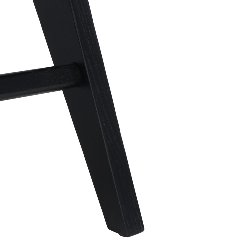 Fauteuil d'appoint en rotin Huck, Noir