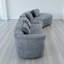 Canapé modulaire en chenille 2 pièces Boneless-450761558