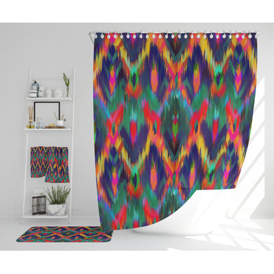 Neval Polyester Shower Curtain Set