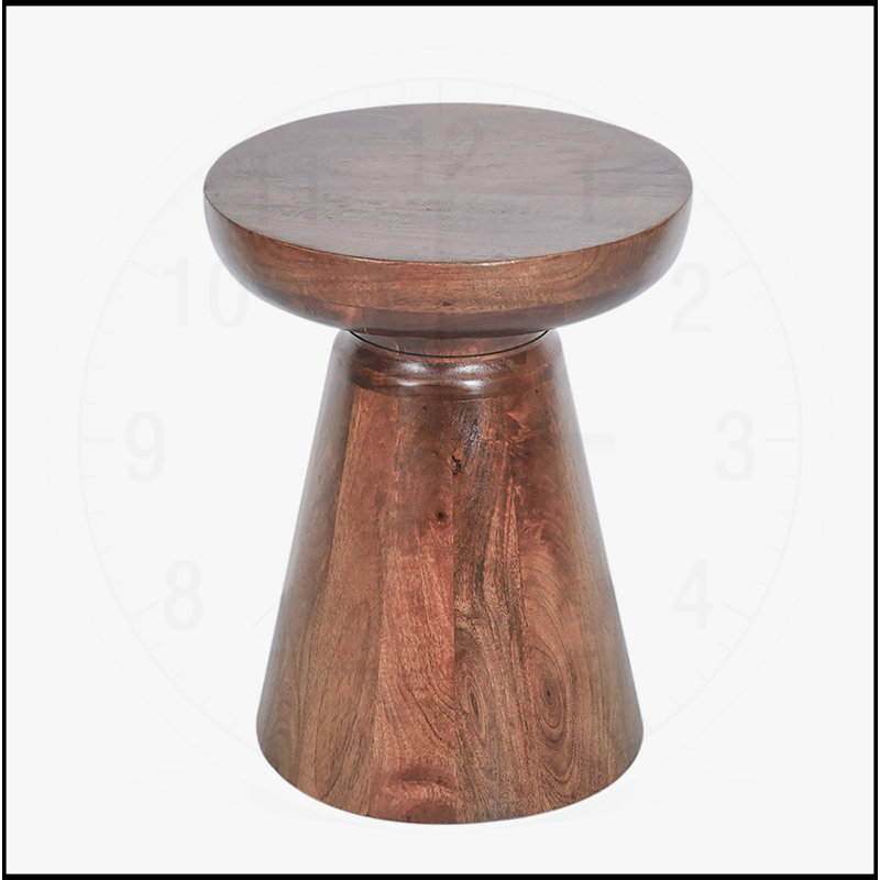Table à piédestal polyvalente en bois pour de multiples utilisations et styles de décoration