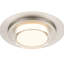 Plafonnier encastré carré de 16 po avec finition, DEL intégrée, écoénergétique, 1300 lumens 25 W, 3 températures de couleur sélectionnables, gradateurs compatibles à intensité variable, diffuseur en acrylique gravé, facile à installer, DEL