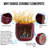 3 Pieces Ceramic Flowerpot, Bean Paste Red Modern Planter For Patio, Garden, Windowsills - Frost-, Heat-, Weather- With Built-In Drainage Hole, 14.36" L X W 12.33" H, 42.98 Lbs Sleek Design,-1053990063