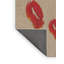 Tapis de zone rouge/beige à motifs Dinis-150914701