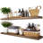 Rustic Wooden Floating Shelf (Set of 2), for Home Decor and Storage-499360648-501930270