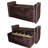 22" Shoe Storage Bench Suede