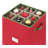 Whitmor Holiday 9-Section Figurine Storage - Red w/ Trim