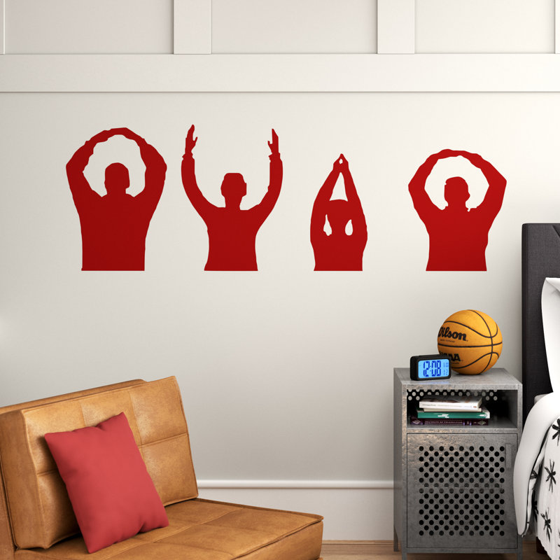 Entertainment Non-Wall Damaging Wall Decal, Cranberry