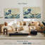 «The Great Wave Off Kanagawa», 3 pièces sur toile-98562495