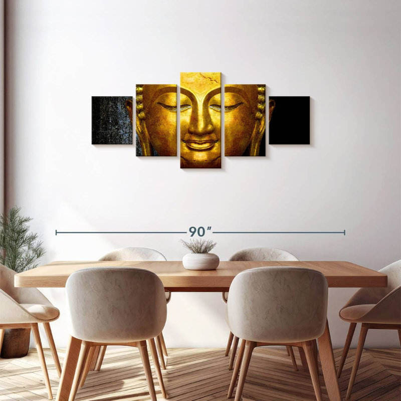 'Large Buddha Face, 30" H x 68" W