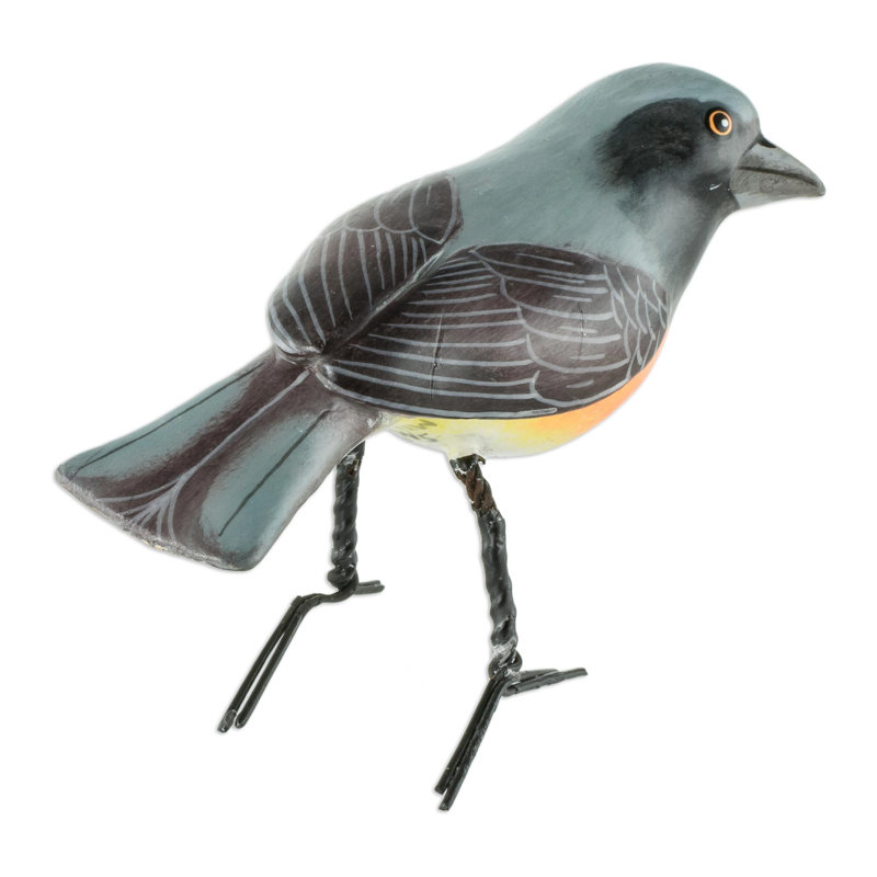 Petite sculpture en céramique Minivet