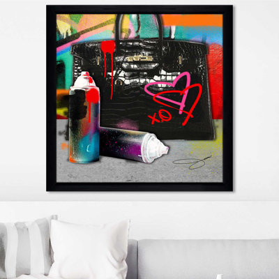 " Graffiti Fashion 1 (Square) " by By Jodi