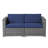 Gerdt 59.2'' Wide Wicker Loveseat with Cushions-577928204