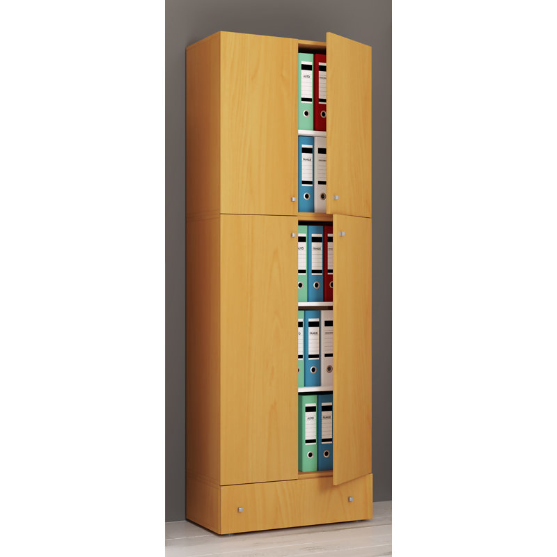 Alixia 70cm Wide File Cabinet, Brown