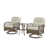 Beige Cushion/Brown Frame selected