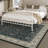  Orihue Vintage Black/Brown Area Rug for Living Room with Non-Slip Backing-117772119