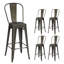Antes Bar Stool with Steel Frame-1556193171