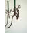  29" Deer Candelabra Forged Iron Rustic Brass Tabletop Centerpiece for Home Décor