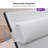 Outdoor Oversized Patio Chaise Pool Lounger Aluminum Frame With Side Table And Wheels-1454695292