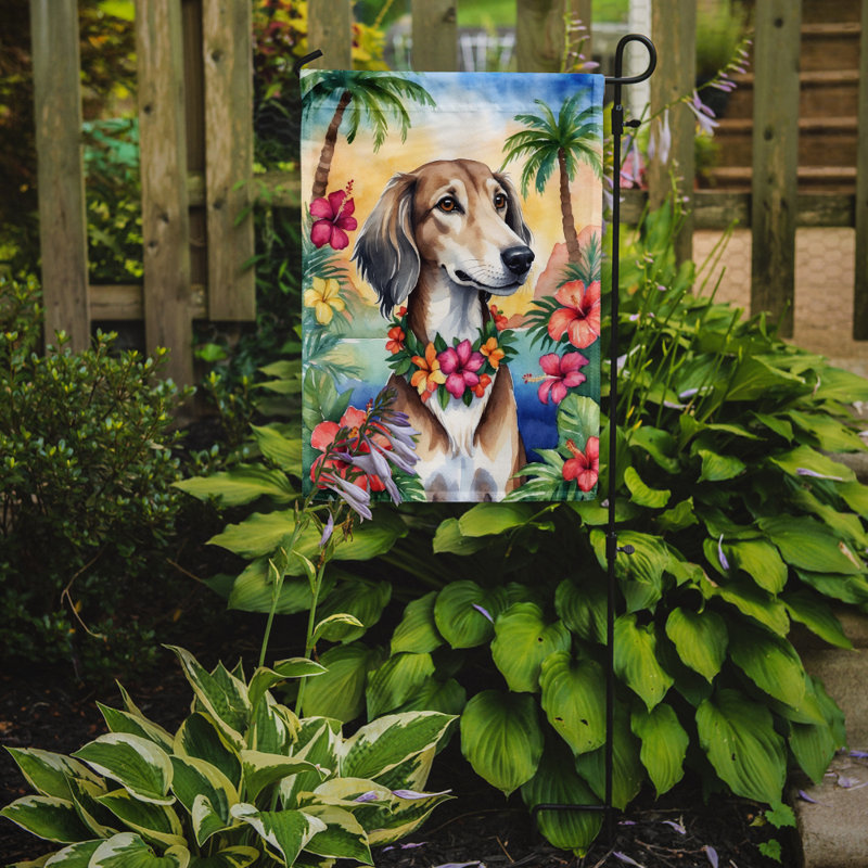 Drapeau de jardin en polyester double face H 15,5 po x l 11,25 po