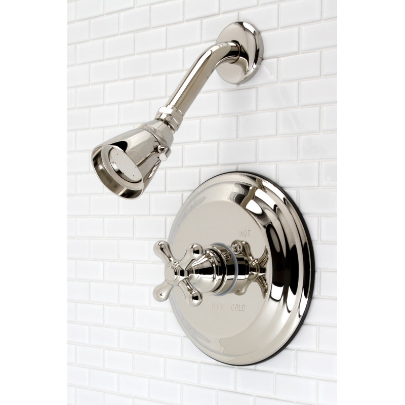 Robinet de douche à pression équilibrée Kingston, Nickel poli
